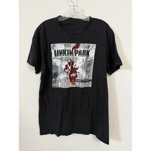 Linkin Park Hybrid Theory Men's Black T Shirt Size Large The Concert Tee *READ